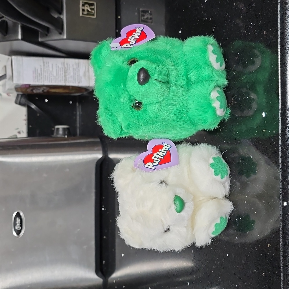 HP.VTG Collectible Swibco Puffkins Pair-Patty DOB 3/16/98 & Patrick DOB 3/17/98